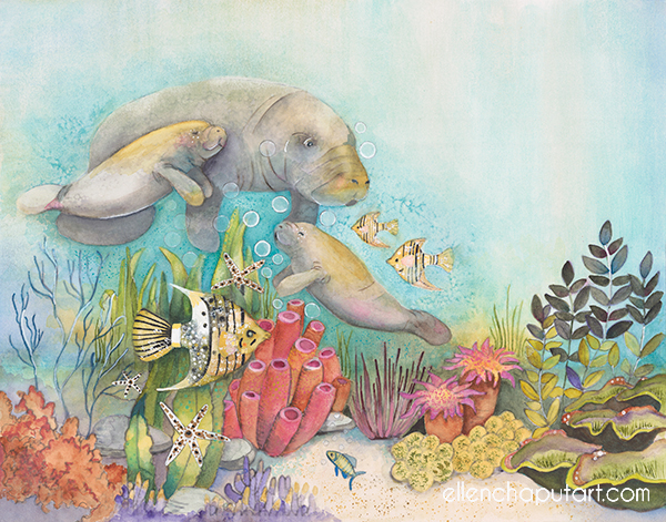 Manatee Family